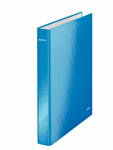 Organizare, arhivare, prezentare - Caiet mecanic a4 4 inele 25mm/40mm albastru metalizat wow leitz