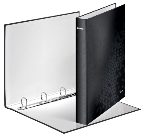 Caiet mecanic a4 4 inele 25mm/40mm negru metalizat wow leitz [1]