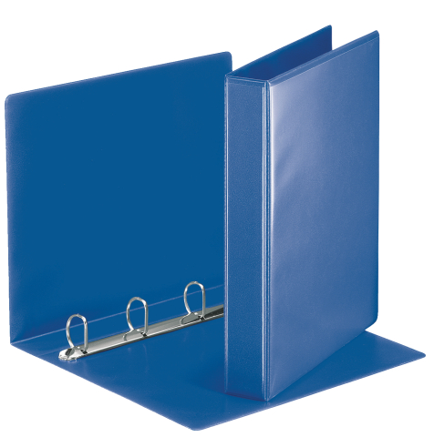 Organizare, arhivare, prezentare - Caiet mecanic a4 4 inele 30mm/51mm albastru panorama esselte