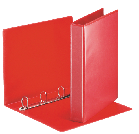 Organizare, arhivare, prezentare - Caiet mecanic a4 4 inele 30mm/51mm rosu panorama esselte