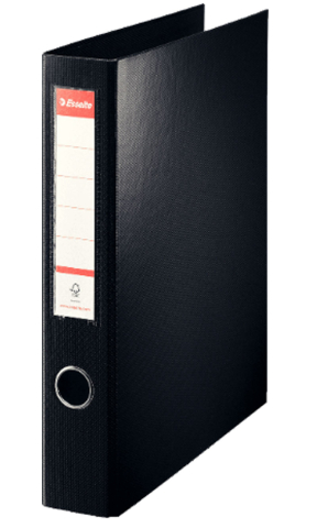 Organizare, arhivare, prezentare - Caiet mecanic a4 4 inele 40mm/60mm negru jumbo esselte