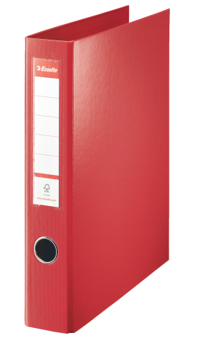 Organizare, arhivare, prezentare - Caiet mecanic a4 4 inele 40mm/60mm rosu jumbo esselte