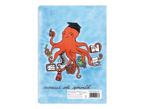Caiet scoala, Caracatița MIRCMAG, A5, 48 file, 80g, Dictando [2]