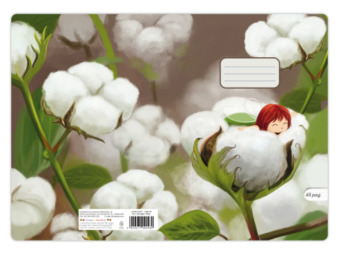 Caiet scoala, Cotton soft, A5, 24 file, 90g, Tip 1 [3]