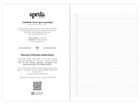 Caiet scoala, Hovering, A5, 24 file, 90g, Tip 1 [1]