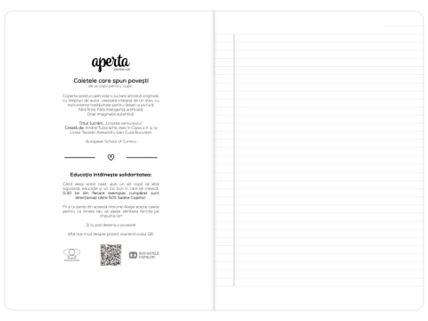 Caiet scoala, Liniștea Samuraiului, A4, 48 file, 80g, Dictando [1]