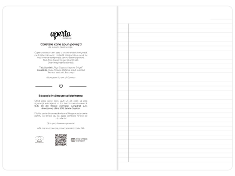 Caiet scoala, Riga Crypto și Lapona Enigel, A4, 48 file, 80g, Dictando [1]