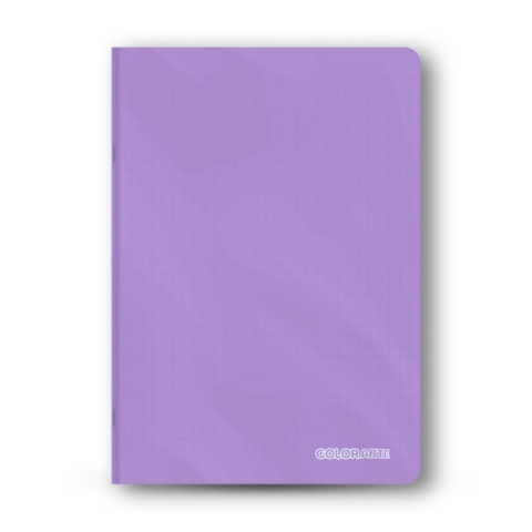 Caiet scolar A4 Colorarte, 60  file, matematica, colturi rotunjite, coperta plastic, culori macarons, 70g/mp [4]