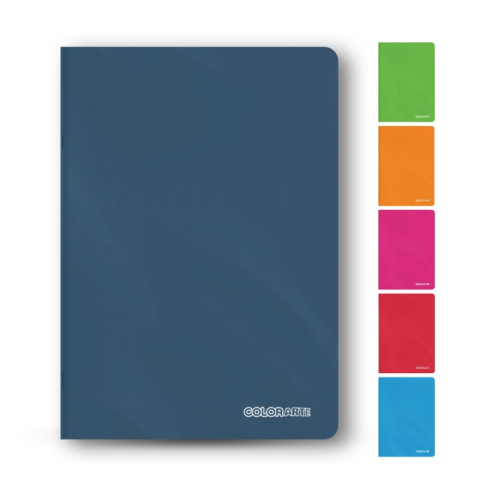 Caiete - Caiet scolar A4 Colorarte, 60 file, velin, colturi rotunjite, coperta plastic 230microni, 70g/mp