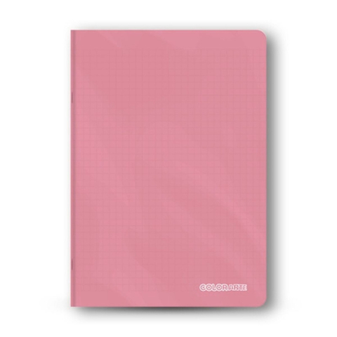 Caiet scolar A5 Colorarte, 48  file, dictando, colturi rotunjite, coperta plastic, culori macarons, 70g/mp [3]