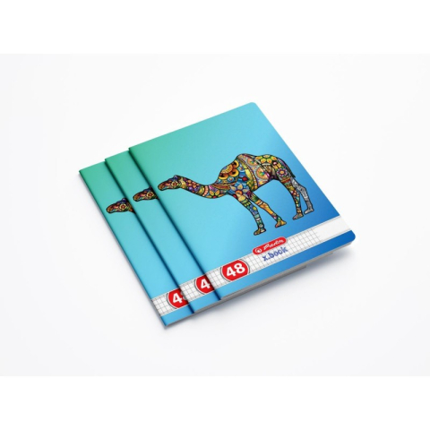 Caiet scolar A5 Herlitz X.Book Zentangle, 48 file, matematica, colturi rotunjite, 70g/mp, 9484290 [2]