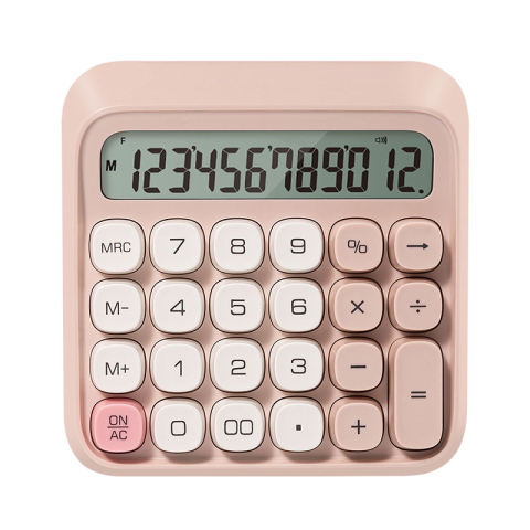 Birotică și Papetărie - Calculator 12 dig retro m36 roz deli