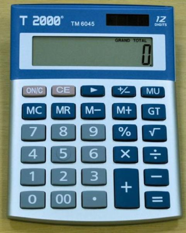 Birotică și Papetărie - Calculator 12 digiti 6045 cu 4 taste de memorie T 2000