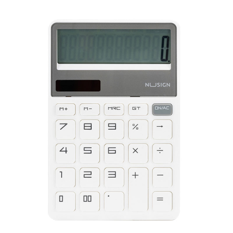 Birotică și Papetărie - Calculator birou 12 dig alb nusign deli