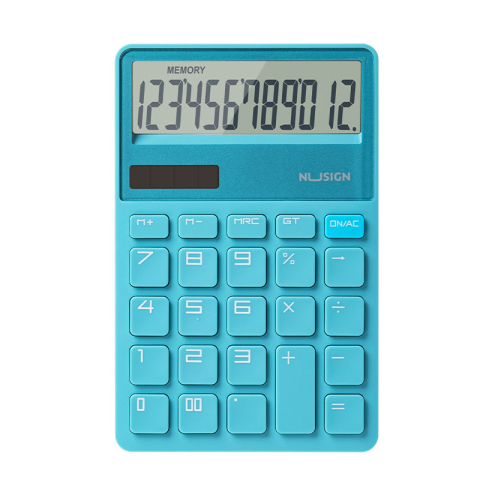 Birotică și Papetărie - Calculator birou 12 dig bleu nusign deli