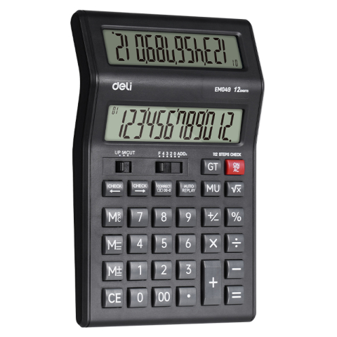 Birotică și Papetărie - Calculator birou 12 dig display dublu m049 deli