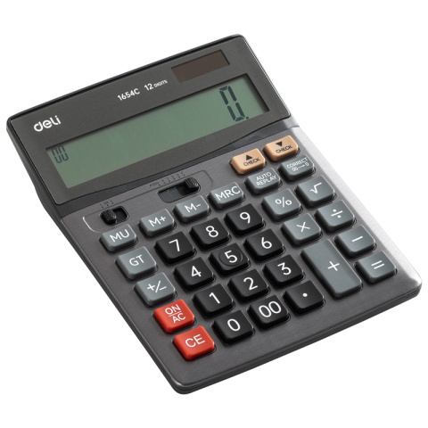 Birotică și Papetărie - Calculator birou 12dig metal 1654c deli