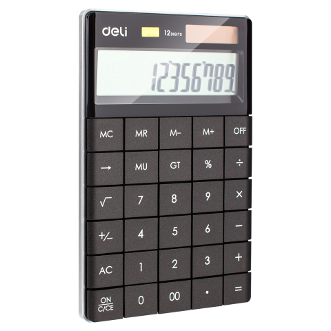 Calculator birou 12dig modern negru deli [3]