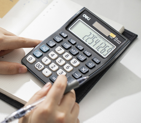 Calculator birou 12dig negru 1238 deli [3]