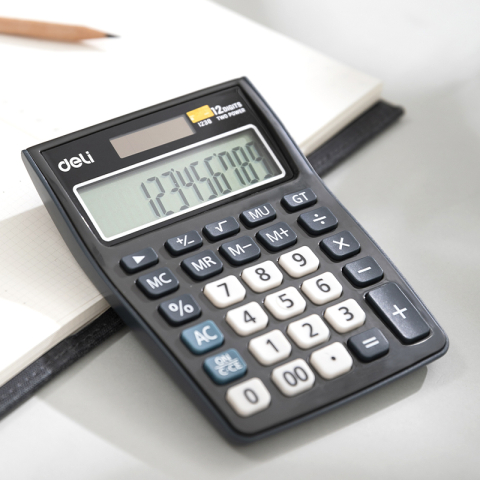 Calculator birou 12dig negru 1238 deli [2]
