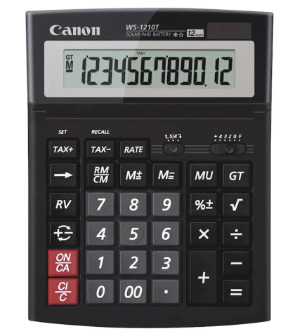 Birotică și Papetărie - Calculator birou 12dig ws1210t 198x150mm canon