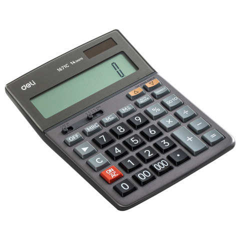 Birotică și Papetărie - Calculator birou 14dig 1671c deli