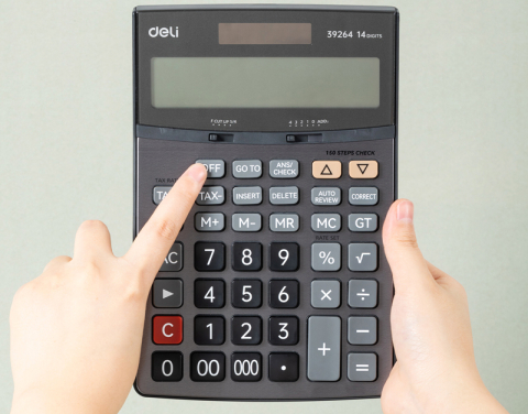 Calculator birou 14dig metal 39264 deli [1]