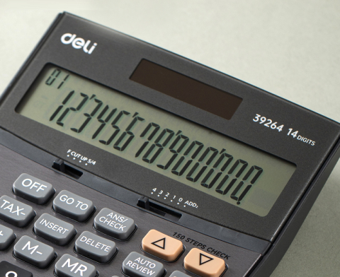Calculator birou 14dig metal 39264 deli [2]