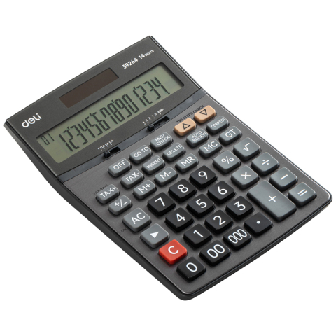 Birotică și Papetărie - Calculator birou 14dig metal 39264 deli