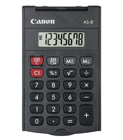 Birotică și Papetărie - Calculator buzunar 8 digiti as8 canon