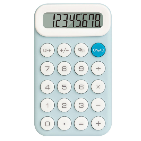 Birotică și Papetărie - Calculator buzunar 8dig m10 bleu deli