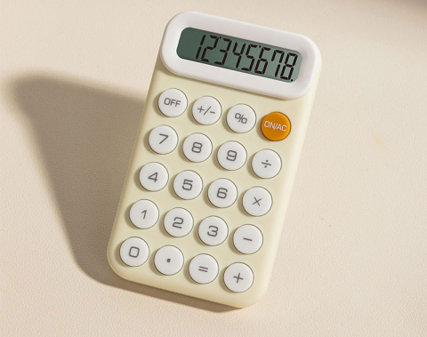 Calculator buzunar 8dig m10 galben deli [2]