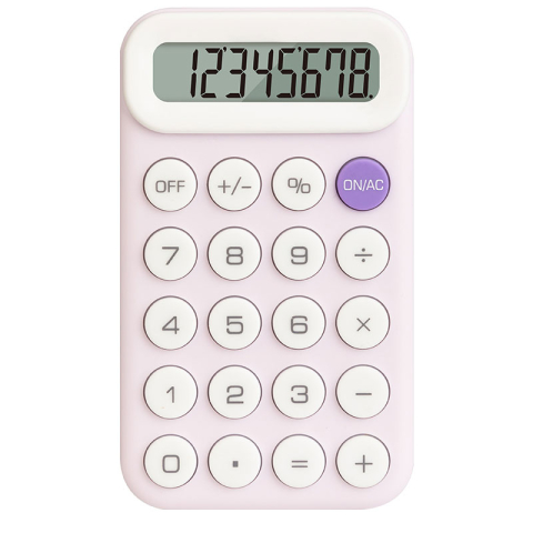 Birotică și Papetărie - Calculator buzunar 8dig m10 roz deli