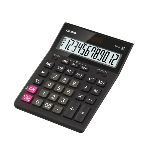 Birotică și Papetărie - Calculator Casio 12 digiti GR12WEP