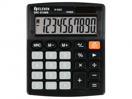 Calculator de birou 10 digiti, 124 x 102 x 25 mm, Eleven SDC-810NR [1]