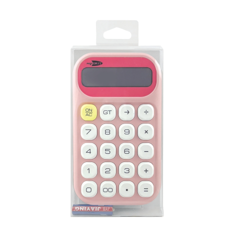 Calculator de birou, 12 Cifre, 9.3 x 16 cm, 3 culori disponibile (blister), copii varsta 6 ani+,8 ani+ [2]