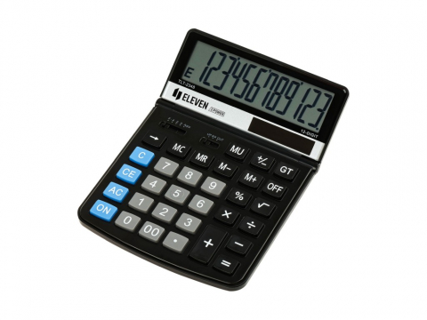Birotică și Papetărie - Calculator de birou 12 digiți, 197 x 140 x 26 mm, ecran rabatabil Eleven TLT2348