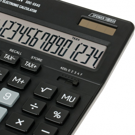 Calculator de birou 14 digiti, 199 x 153 x 31 mm, Eleven SDC-554S [3]