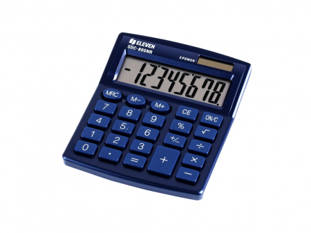 Birotică și Papetărie - Calculator de birou 8 digiti , 120 x 105 x 21 mm, Eleven SDC-805