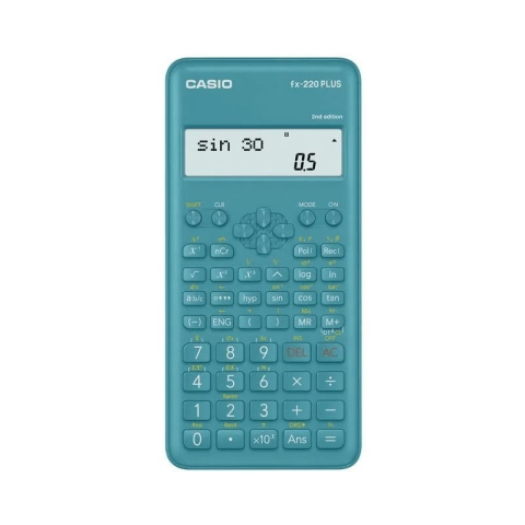 Articole pentru birou - Calculator de birou Casio FX-220+, 8+2 digiti, alimentare baterie, stiintific
