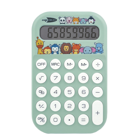 Calculator de buzunar, 8 Cifre, 8 x 12.8 cm, 2 culori disponibile (blister), copii varsta 3 ani+,6 ani+,8 ani+ [1]