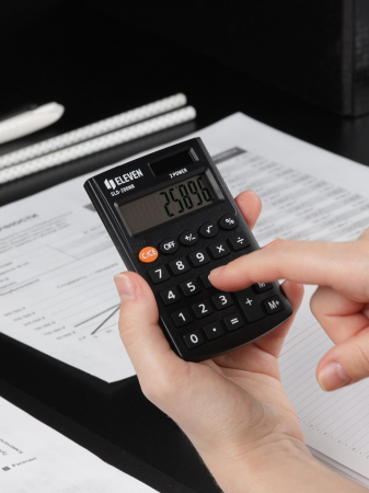Calculator de buzunar 8 digiti, 98 x 62 x 10 mm, Eleven SLD-200NR [4]