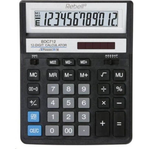 Birotică și Papetărie - Calculator Rebell BDC 712