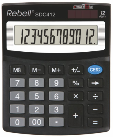 Birotică și Papetărie - Calculator Rebell SDC 412 BX