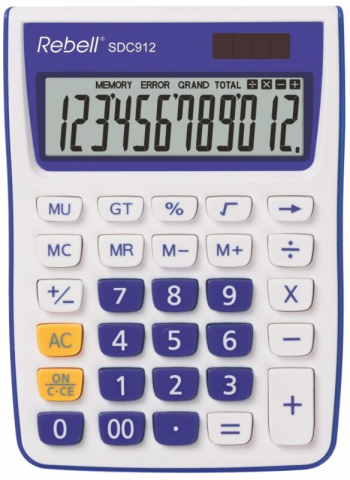 Birotică și Papetărie - Calculator Rebell SDC912 BX Violet