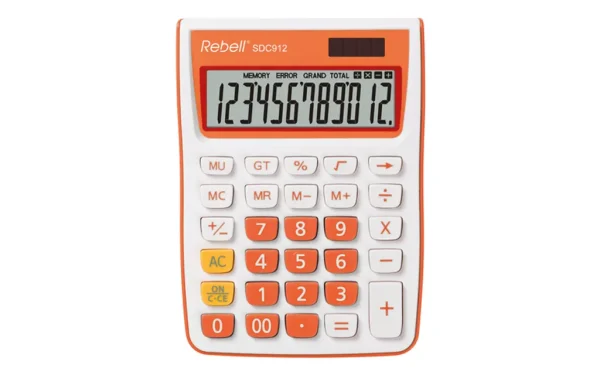 Birotică și Papetărie - Calculator Rebell SDC912 Orange