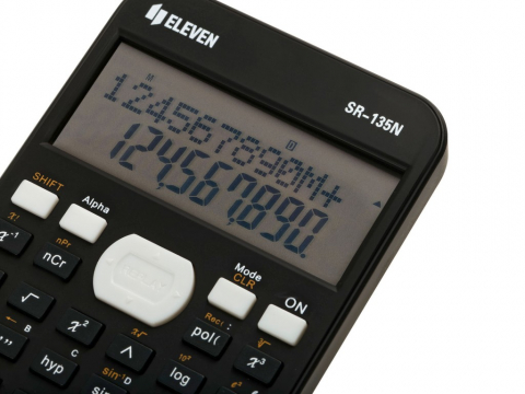 Calculator științific 12 digiți, 75.5 x 148 x 13 mm, Eleven SR-135N [2]