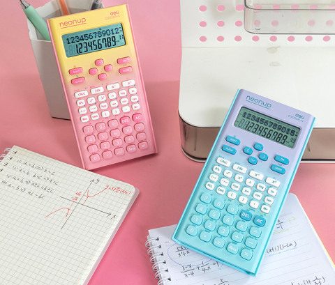 Calculator stiintific 12dig 300f bleu degrade deli [2]