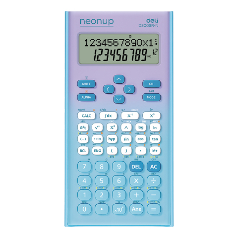 Birotică și Papetărie - Calculator stiintific 12dig 300f bleu degrade deli