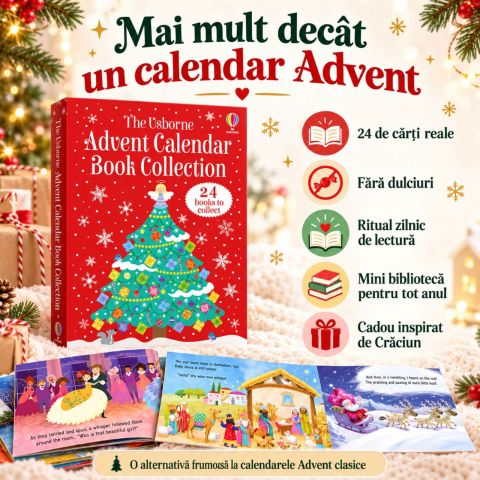 Calendar Advent Usborne 2026, 24 Carti pentru Copii [2]